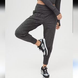 Aerie Charcoal Gray Track Pants